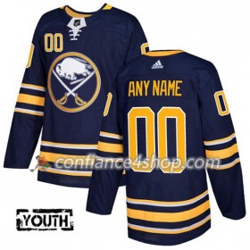 Adidas Maillot de Hockey Buffalo Sabres Personnaliser 2017-2018 Bleu Marine Authentic - Enfant